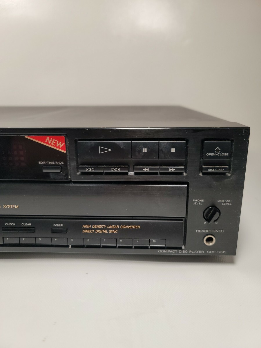 SONY CDP-C615  CD Player Vintage