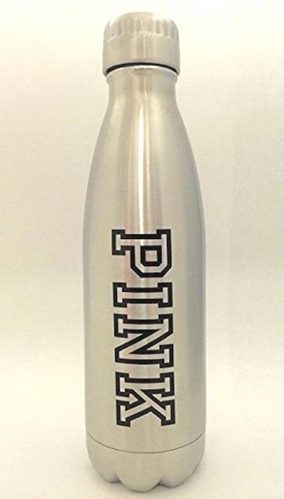 Бутылка для воды Victorias Secret Pink Friday графическая нержавеющая сталь ограниченное издание новая с ценниками - Изображение 2 из 3