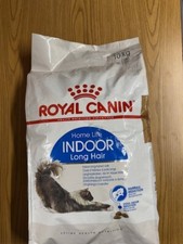 Royal Canin Home Life Indoor Long Hair Dry Cat Food 10kg BBE 11/11/25- torn side 5.00 per kilo