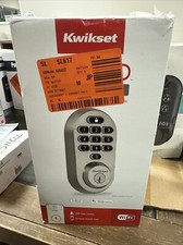 Kwikset 99380-001 Halo Wi-Fi Smart Electronic Keypad Deadbolt - Satin Nickel