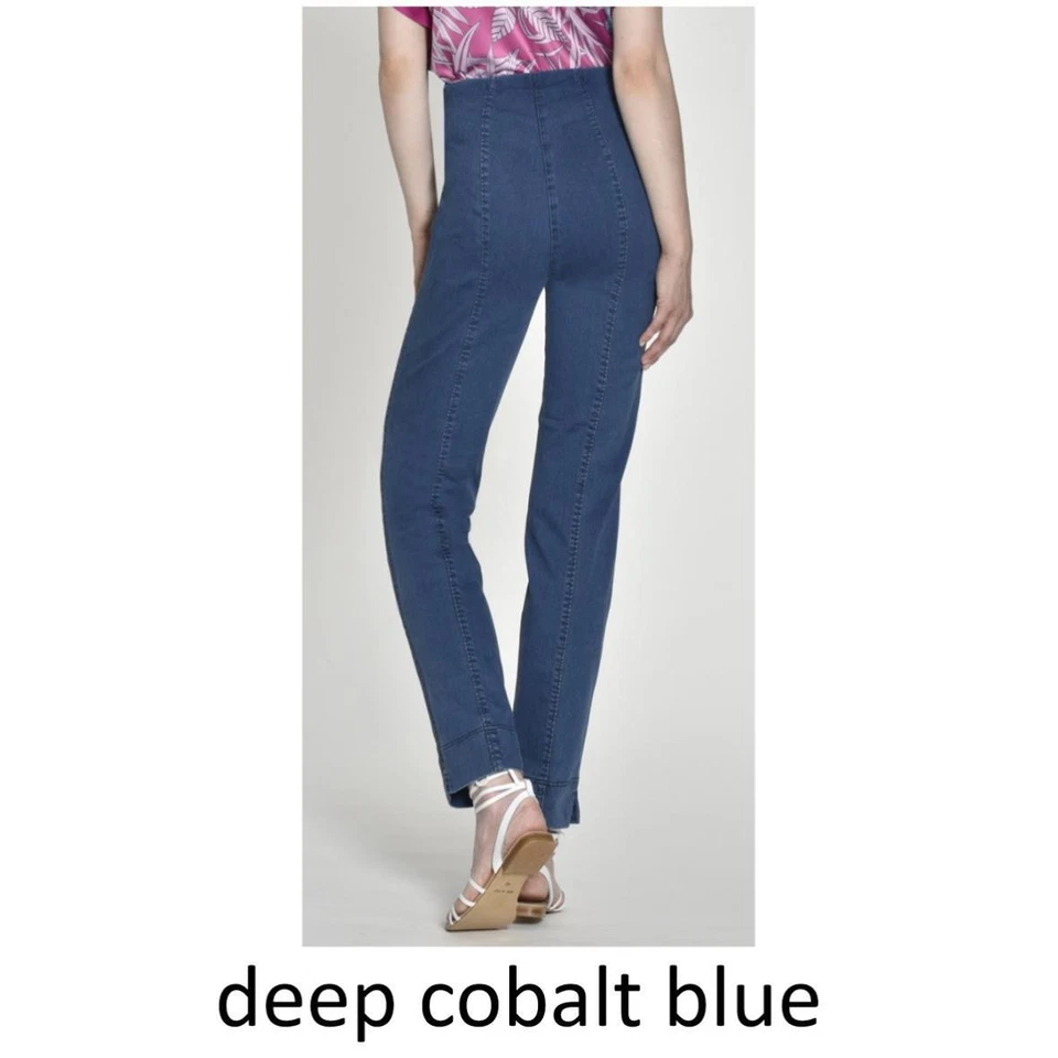 Robell Damen Jeans Hose Marie Slim fit Denim Stretch Schlupfhose gerades Bein - Bild 2 von 2