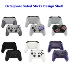Full Housing Shell Grip Octagonal Gated Cover For Nintendo Switch Pro Controller
