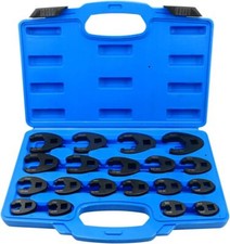 Crows Foot Wrench Set 12 And 38 Drive Flare Nut Crowfoot Wrench Set Metric Crows Foot Wrench Set 12 And 38 Drive Flare Nut Crowfoot Wrench Set Metric