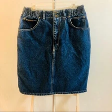 Vintage Gitano High Rise Jean Skirt Fits Size 10/12