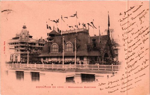 CPA PARIS EXPO 1900 - Messageries Maritimes (306252) - Afbeelding 1 van 1