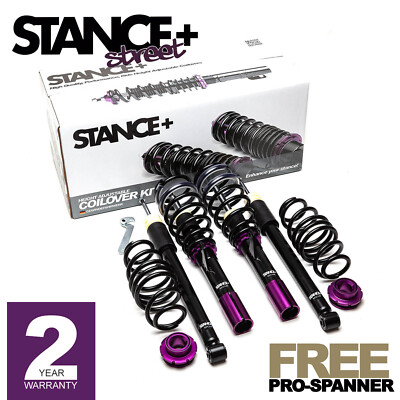 Stance+ Street Coilovers Suspension Kit VW Jetta Mk7 2.0 TSi TDi Solid