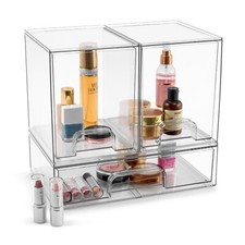Sorbus Acrylic Organizer Storage Drawers 3 Drawer