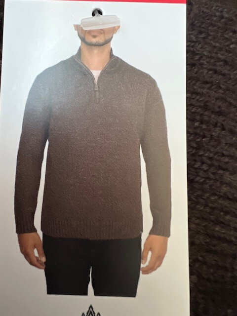 Мужской пуловер Rainforest на молнии 1/4