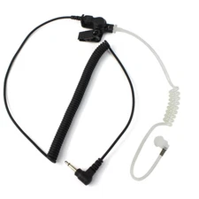 Surveillance Headset Earpiece MOTOROLA RLN4941 3.5mm Radio Speaker Mic PMMN4069