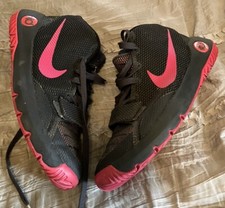 Nike KD Trey Basketball Shoes Black Pink DURANT Size 6 Youth 768870-005 Sneakers