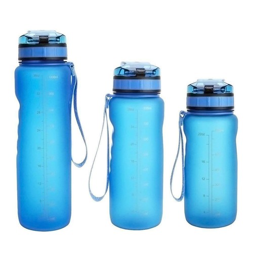 New Outdoor Sports Portable Water Bottles Plastic Round Travel Water Bottle - Picture 11 of 16