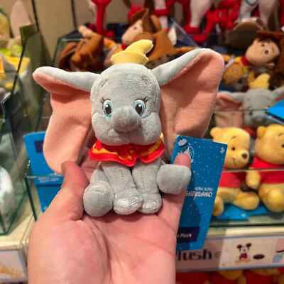 Authentic Disney Dumbo Elephant Magnetic Shoulder Pal Plush Toy