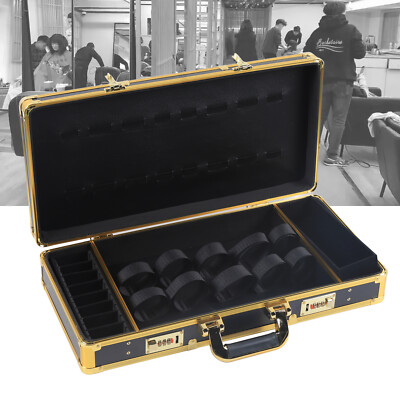 Friseursalon Werkzeug Koffer Barber Stylist Trimmer Scheren Kamm Organizer Box