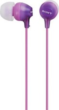 Sony - EX Series Earbud Headphones - Violet/Pink MDREX15LV