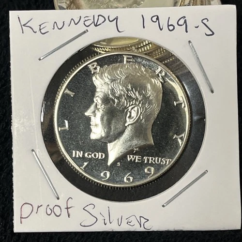1969-S Kennedy Half Dollar 40% Silver Proof  uncirculated a gem of a coin