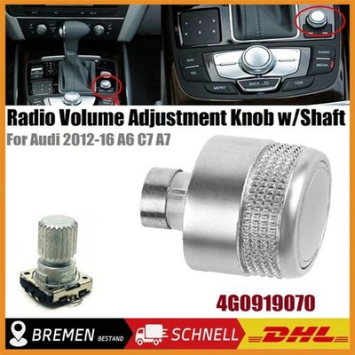MMI Radio Lautstärkeregler Für Audi Avant Quattro 2012~16 A6 C7 A7 4G0919070 DEU