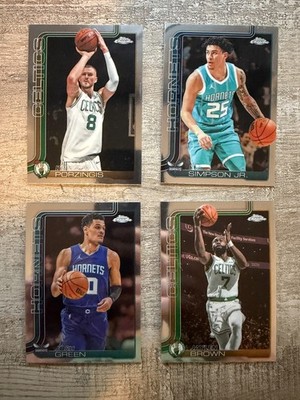 2025-26 Topps Chrome Basketball BASE 1-250 (BUY 3 GET 1) You Pick/Choose
