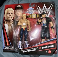 John Cena vs Cody Rhodes WWE Main Event Showdown Series 26 2 Pack