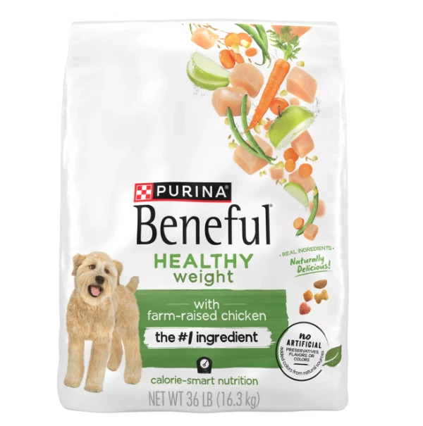 Purina Beneful Healthy Weight Adult Dog Dry Food - Chicken 36 Lb