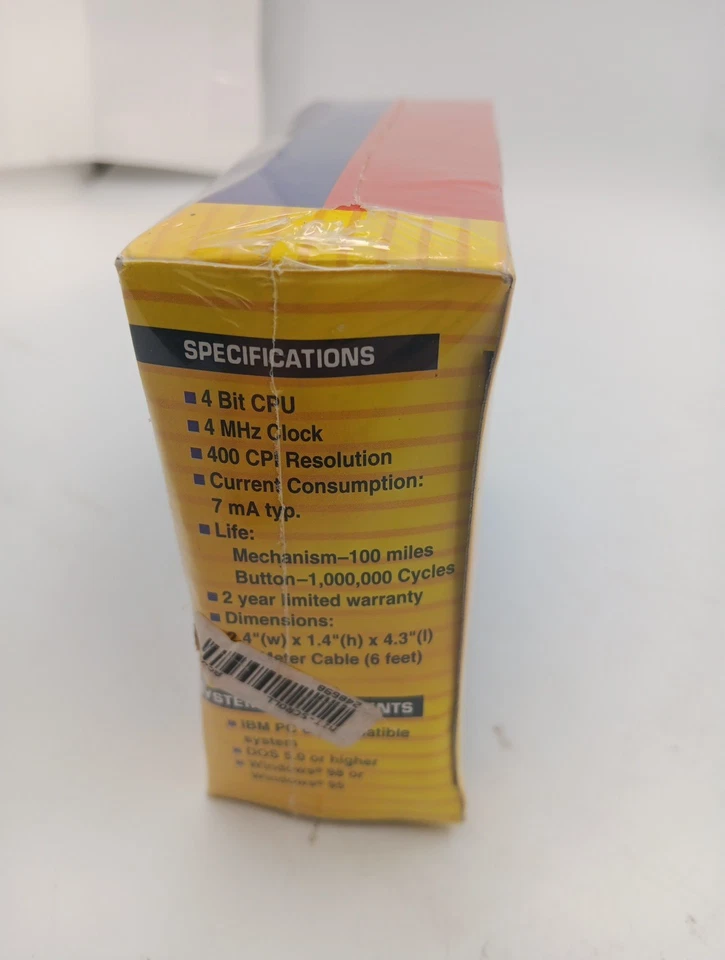 New Vintage Mitsumi Standard Scroll 3 Button serial Mouse  - Image 2 of 4