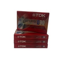 TDK D90 Superior Normal Bias Audio Cassettes Sealed 4