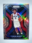 2020-21 Panini Prizm Tyrese Maxey #256 Silver Prizm Rookie 76ers Playoffs