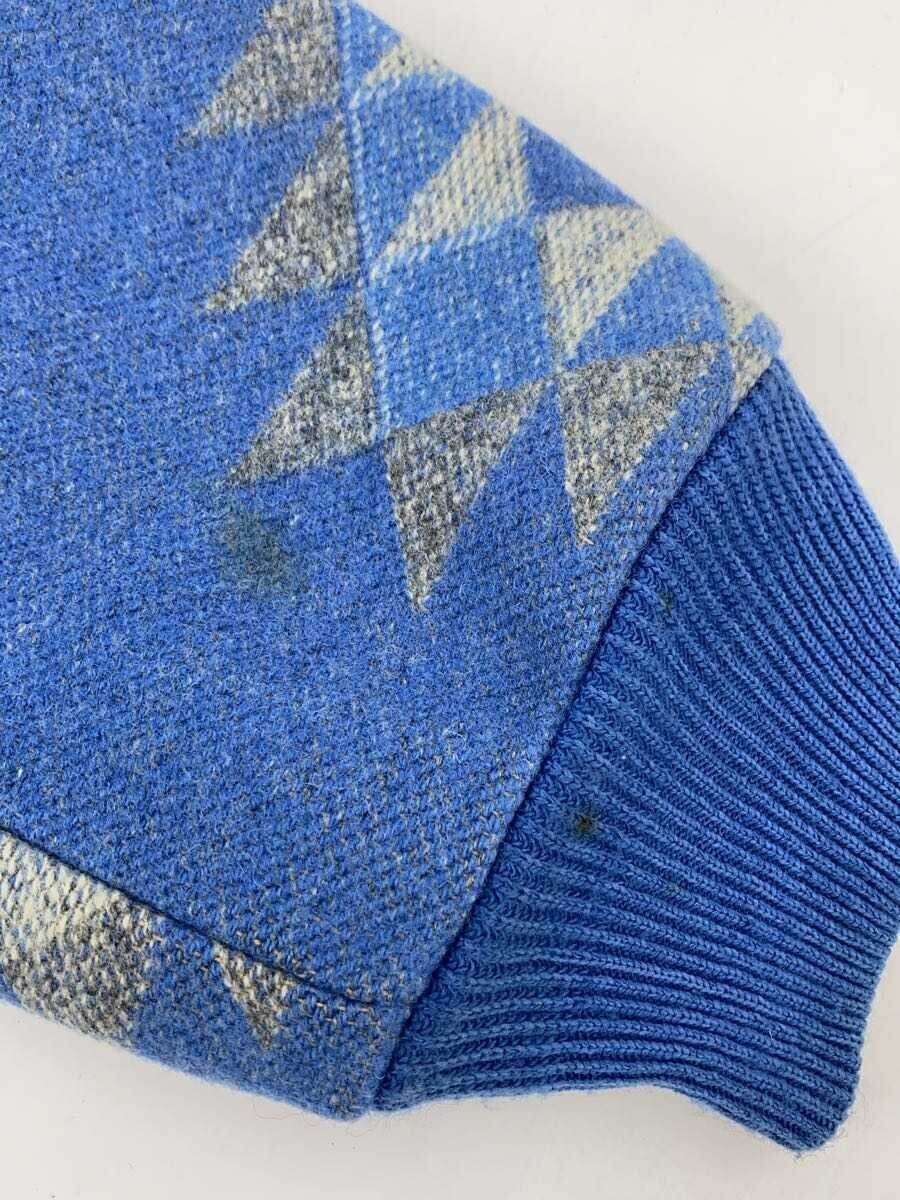 PENDLETON Wool Native Pattern Jacket M Blue Allov… - image 8