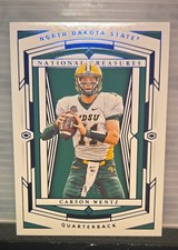 2020 Panini National Treasures Collegiate - Carson Wentz #6 Blue #59/75
