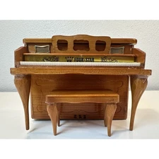 VINTAGE *New in Box* Four Star Solid State Wooden Piano Radio