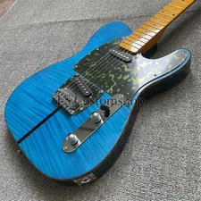 H.S. Anderson HS-1 Mad Cat Electric Guitar Reissue Model V2 Blue Flamed Maple