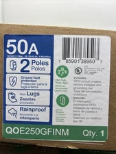 New Square D QOE250GFINM 50A Spa Panel Main Lug Load Center 2 Poles 120/240v 