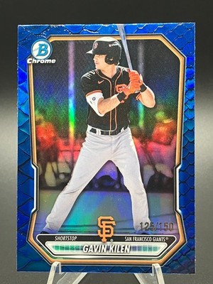 Gavin Kilen 2026 Bowman Chrome Blue Reptilian /150 Prospect Card #BCP-136 Giants