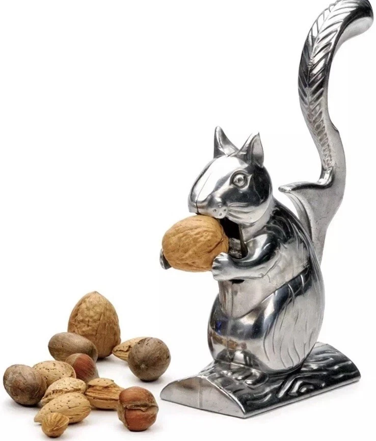 Nutty Squirrel Heavy Duty Cast Aluminum Nutcracker New Open box - Image 4 of 4