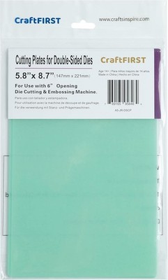 Cutting Plates for Double Sided Dies 1 Pair 5.8 x 8.7