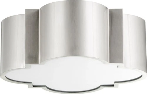 Wyatt Satin Nickel 2LT Ceiling Mount Fixture - Picture 1 of 2