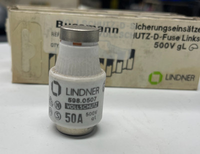 Bussmann 500V  50A Fuse gL Fuse Links [LOT OF 5]