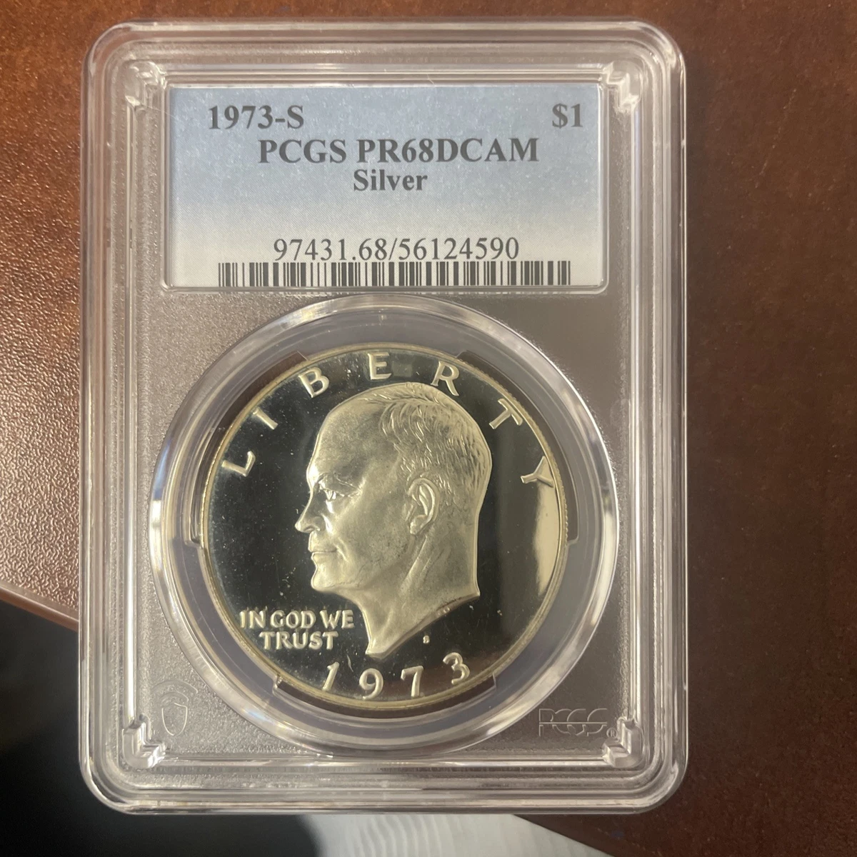 PR 68 Graded 1973 Eisenhower Dollars (1971-1978) for sale | eBay