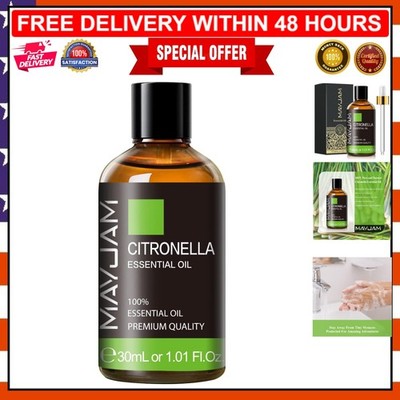 Citronella Essential Oil 30ML with Dropper - Perfect for Gifts & Home Fragrance