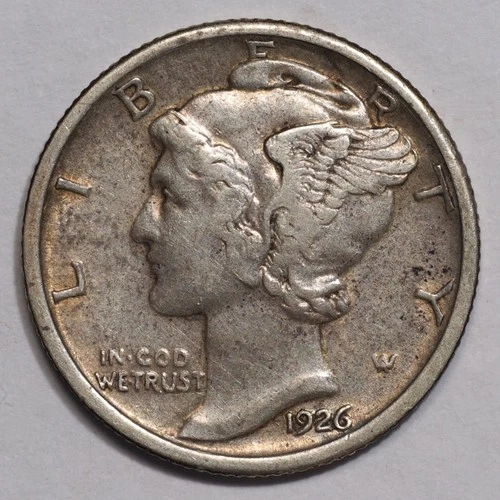 1926-D Mercury Dime - EXTREMELY FINE