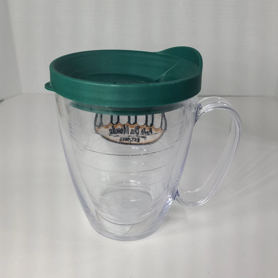 Taza de viaje transparente TERVIS Tumbler Café Du Monde 16 oz con tapa aislada hecha en EE. UU. Foto 2 de 4