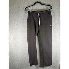 FIGS Technical Collection Black Cargo Scrub Pants Women XS Medical