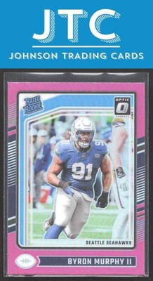 2024 Donruss Optic Byron Murphy II Pink RC Seattle Seahawks