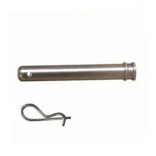 3/4" Gooseneck Coupler Pin, 5.25" Useable Length with Self-Locking Twist Clip