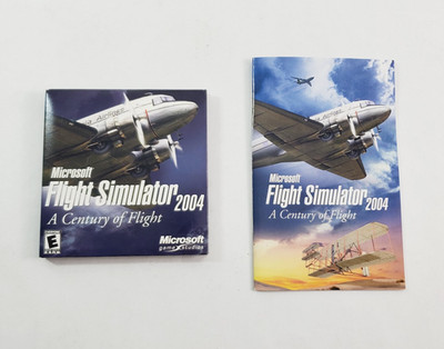 Microsoft Flight Simulator 2004 A Century of Flight PC CD-ROM