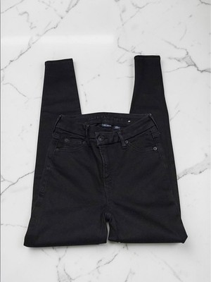 American Eagle Luxe Stretch Real Good High-Rise Skinny Jeans in Black