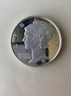 1 oz Winged Liberty Round .999 Pure Silver Bullion Mint - MILKED