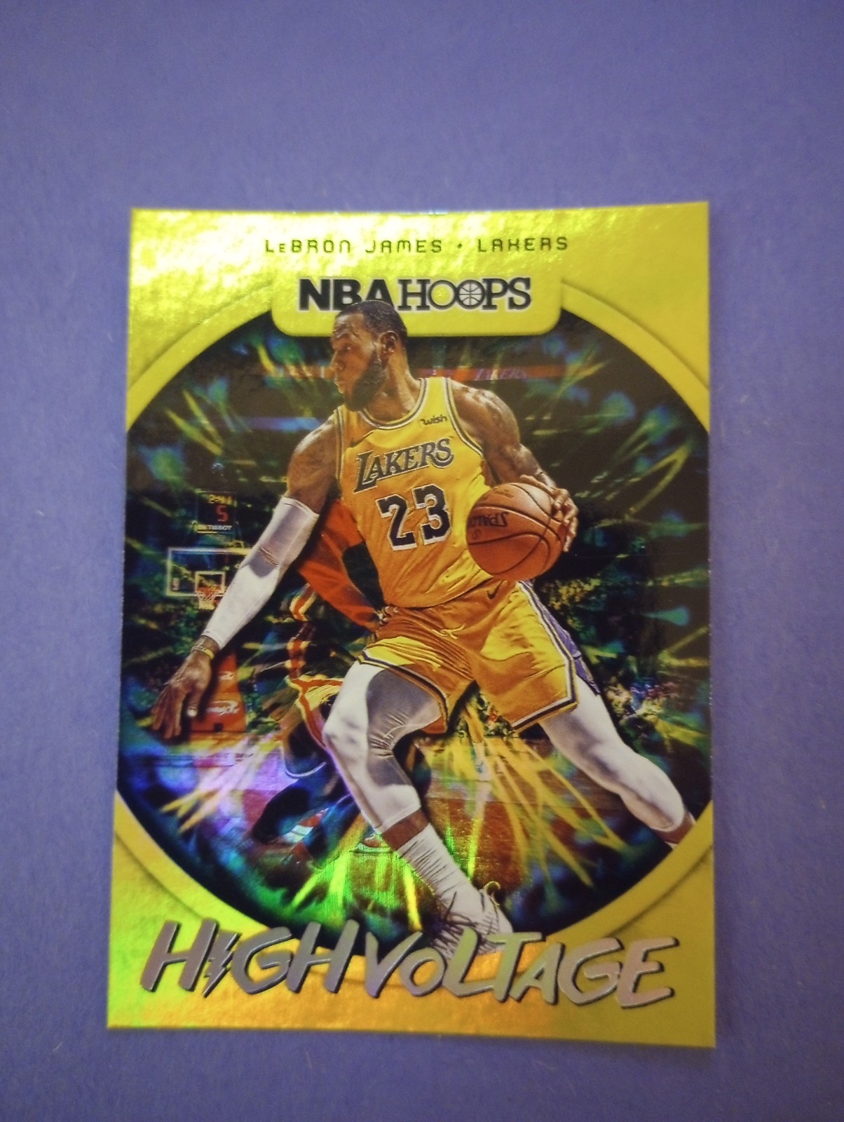 2019 -20 Hoops High Voltage LeBron James 