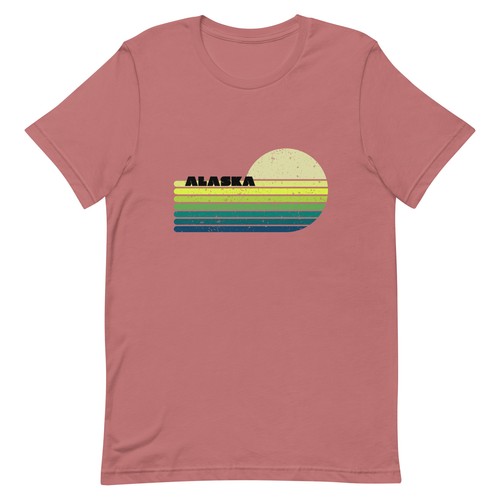 ALASKA Green/Blue Unisex t-shirt - Picture 27 of 43