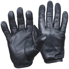 Black Police Duty Search Gloves - Tactical Use, Airsoft, Paintball