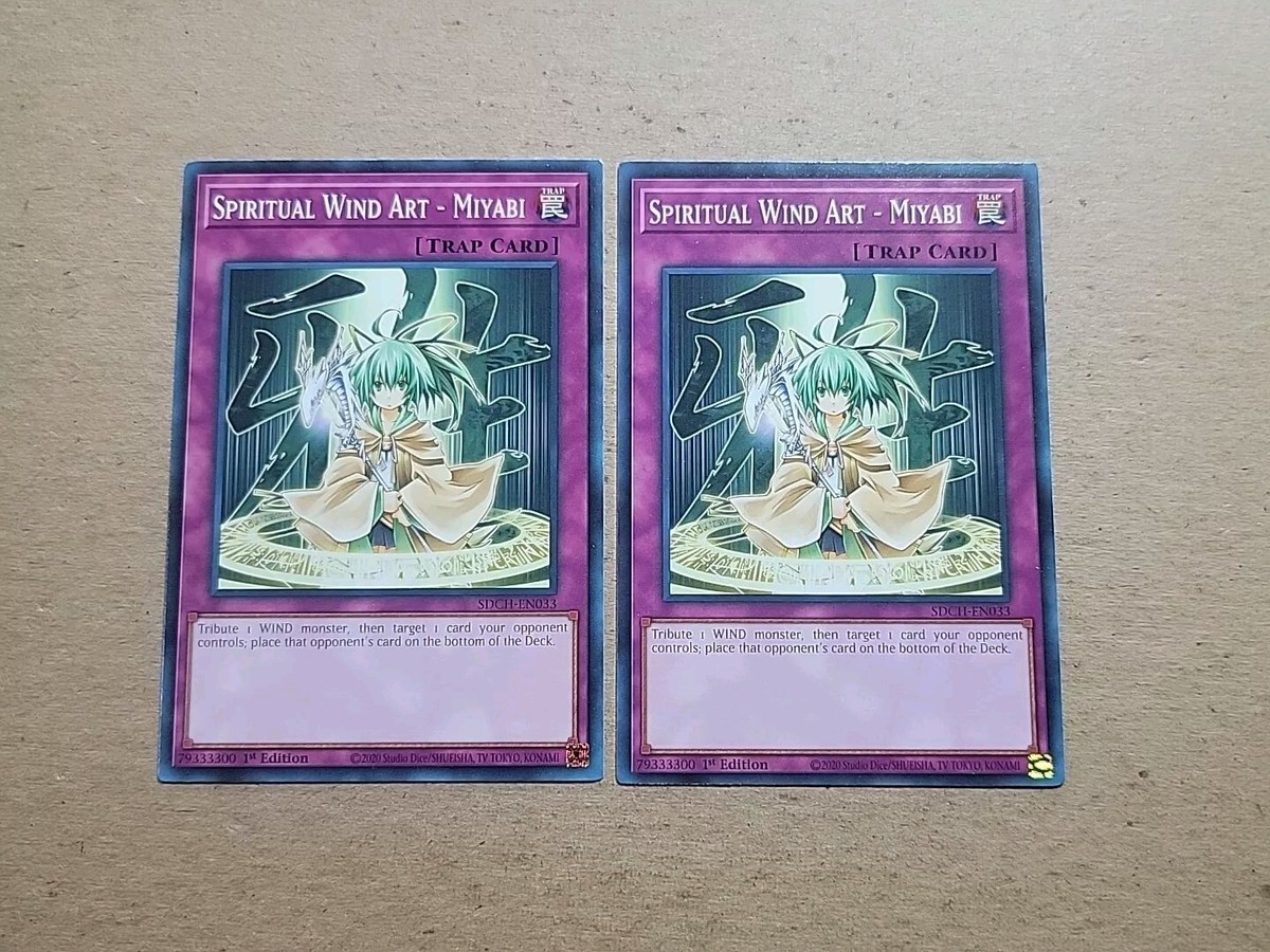 スピリチュアルアート 2x Spiritual Wind Art - Miyabi - SDCH-EN033 - 1st Edition